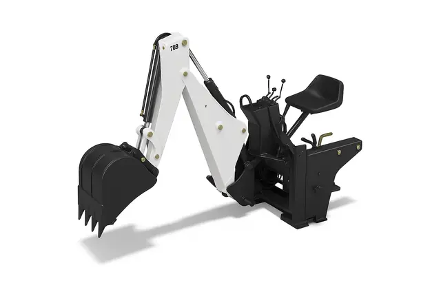 Alquiler de Brazo excavador para minicargador en obra