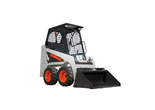 Alquiler de Minicargador de ruedas en obra