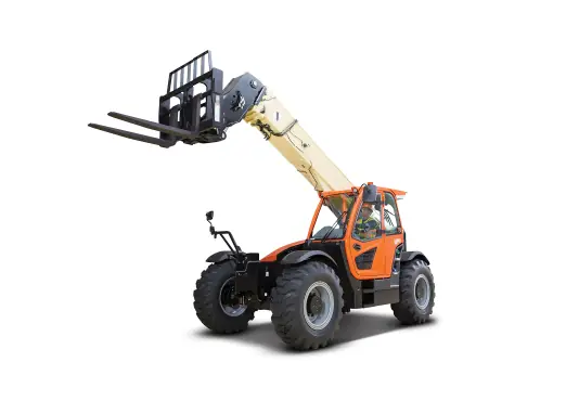 Alquiler de Manipulador telescópico (telehandler) en obra